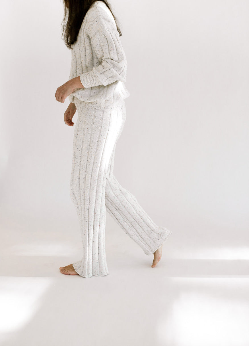 Wool Blended Knit Flare Pant | Women's Pant – The Range